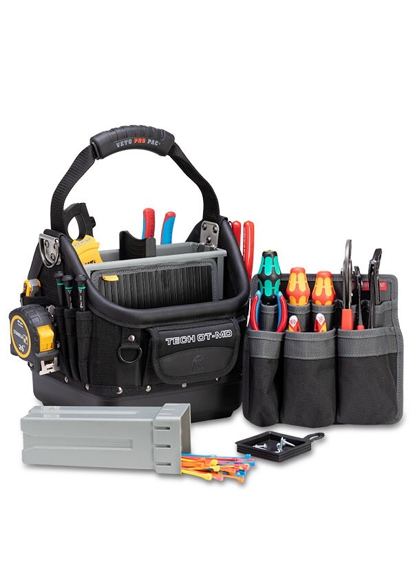 Veto Pro Pac Tech OT MD Blackout Deep Base Open Top Tool Bag