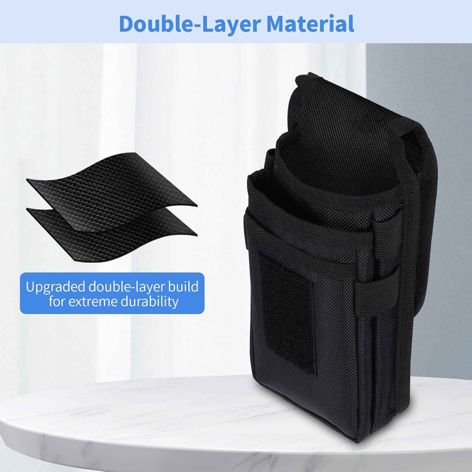 Belt Tool Pouch, Multitool Organizer Electrician Holster Nylon Tactical Pocket