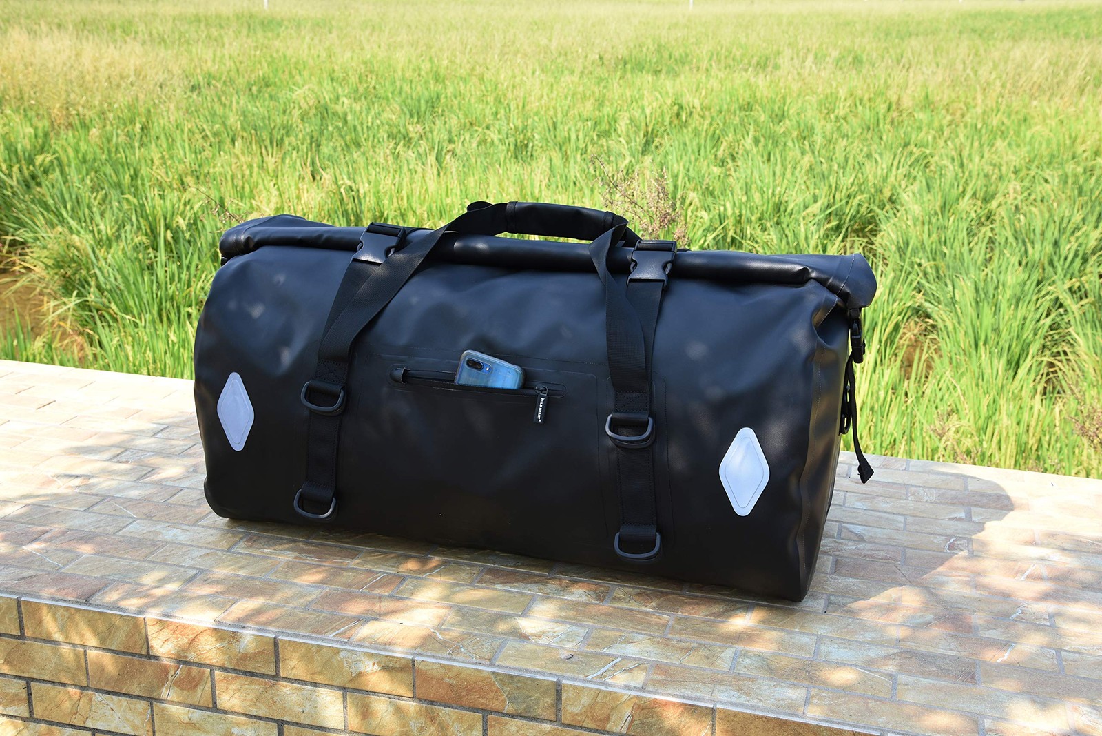 Waterproof Motorcycle Dry Duffel Bag 55L 66L 77L for Travel & Outdoor Adventures