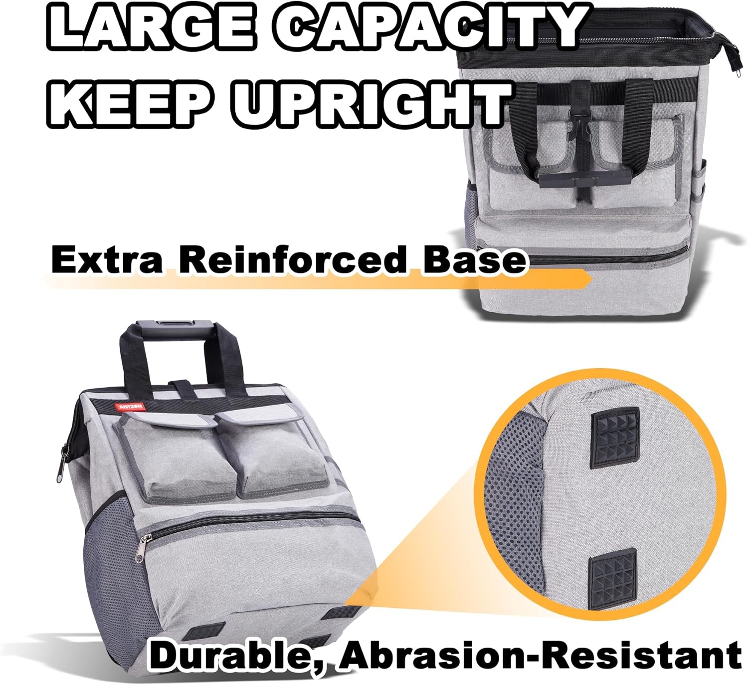 Backpack Tool Bag Padded Heavy Duty Electrician Plumber