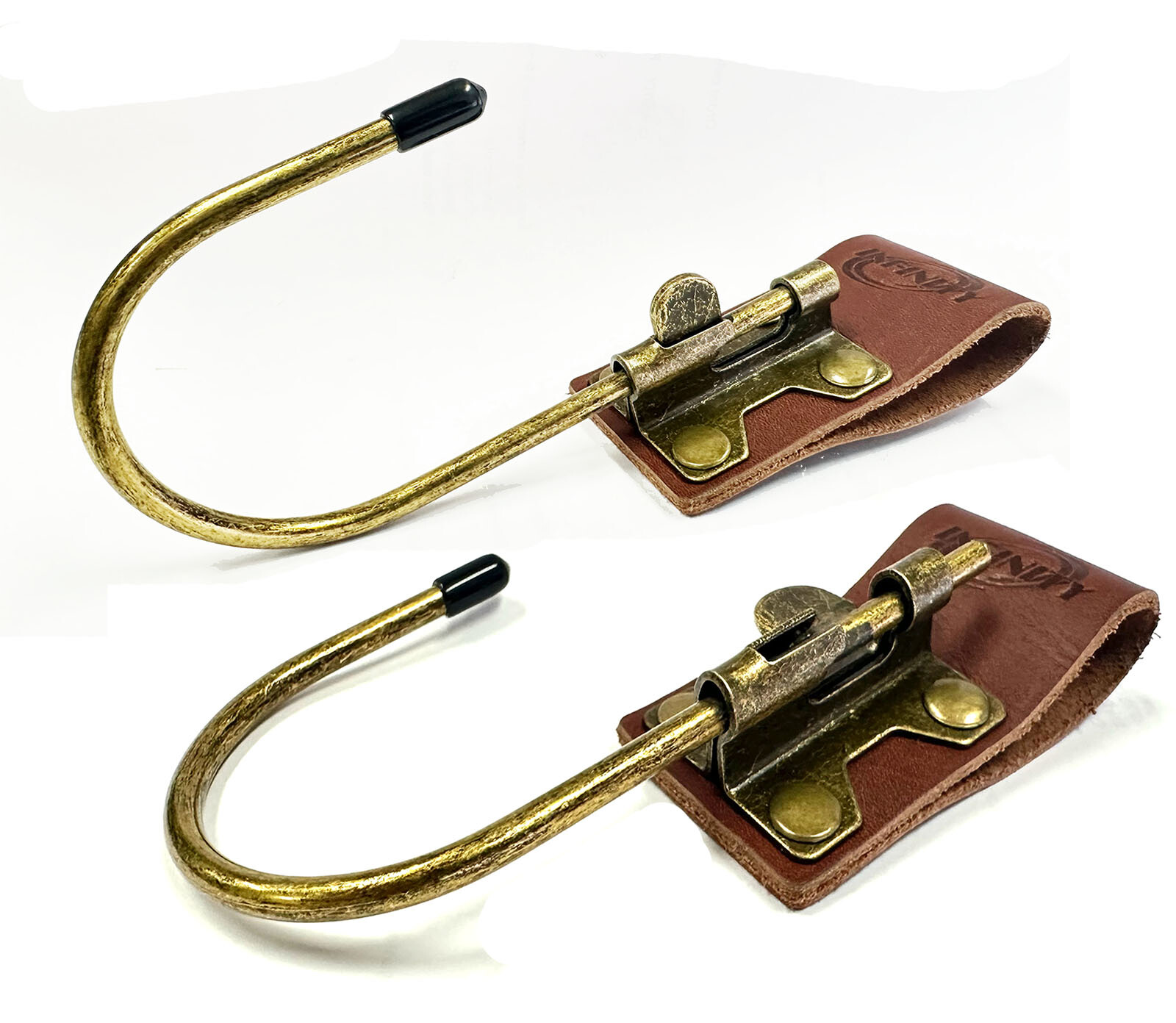 Vintage Leather Belt Loop & Metal Float Tool Hook Trowel/Electric Drill Hanger