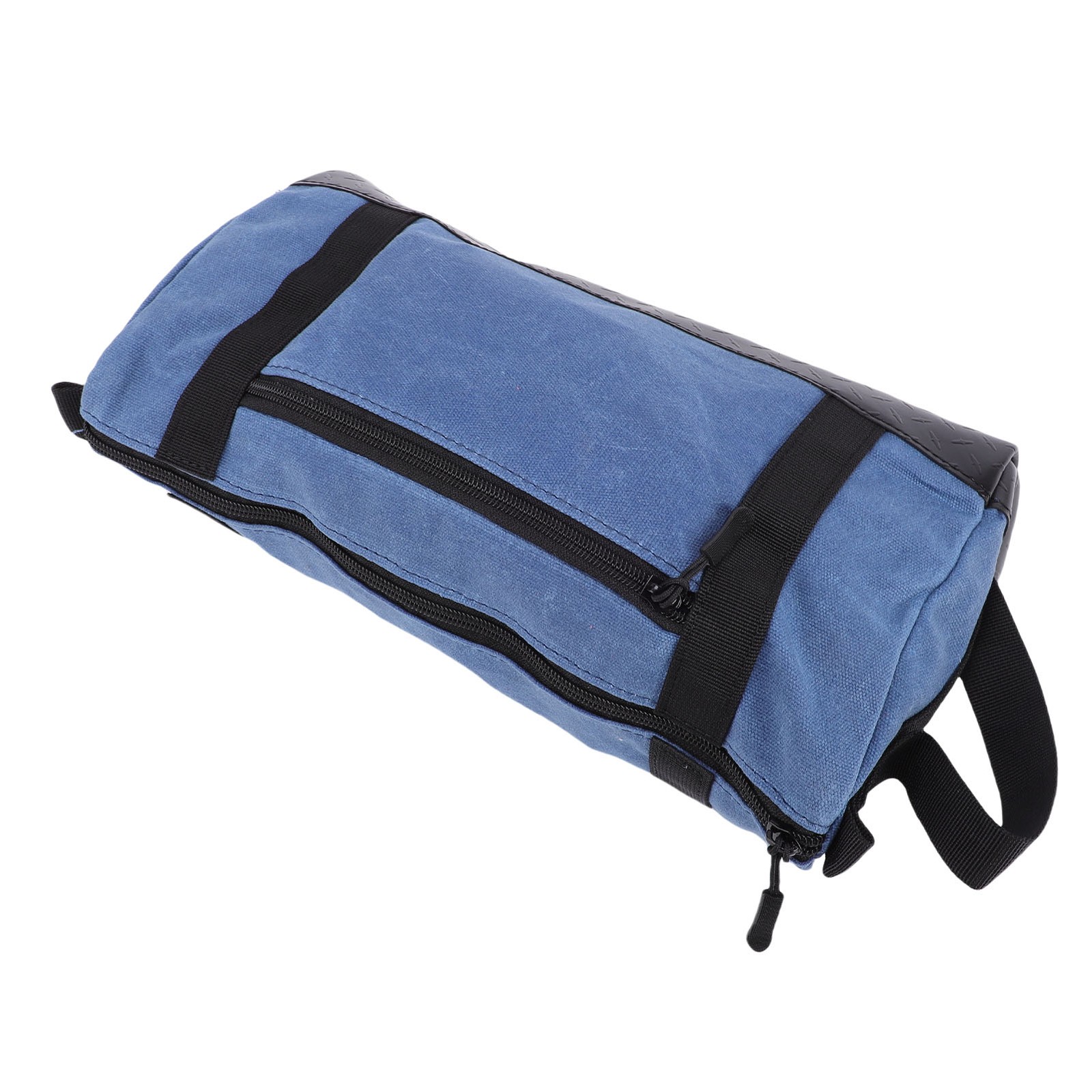Canvas Wide Mouth Tool Bag Versatile For Gardeners Blue/Black Easy To Use