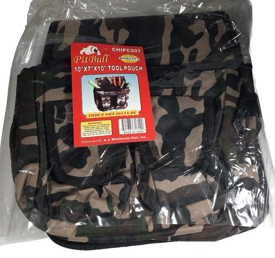 PitBull 10″x7″x10″ Tool Pouch Camo