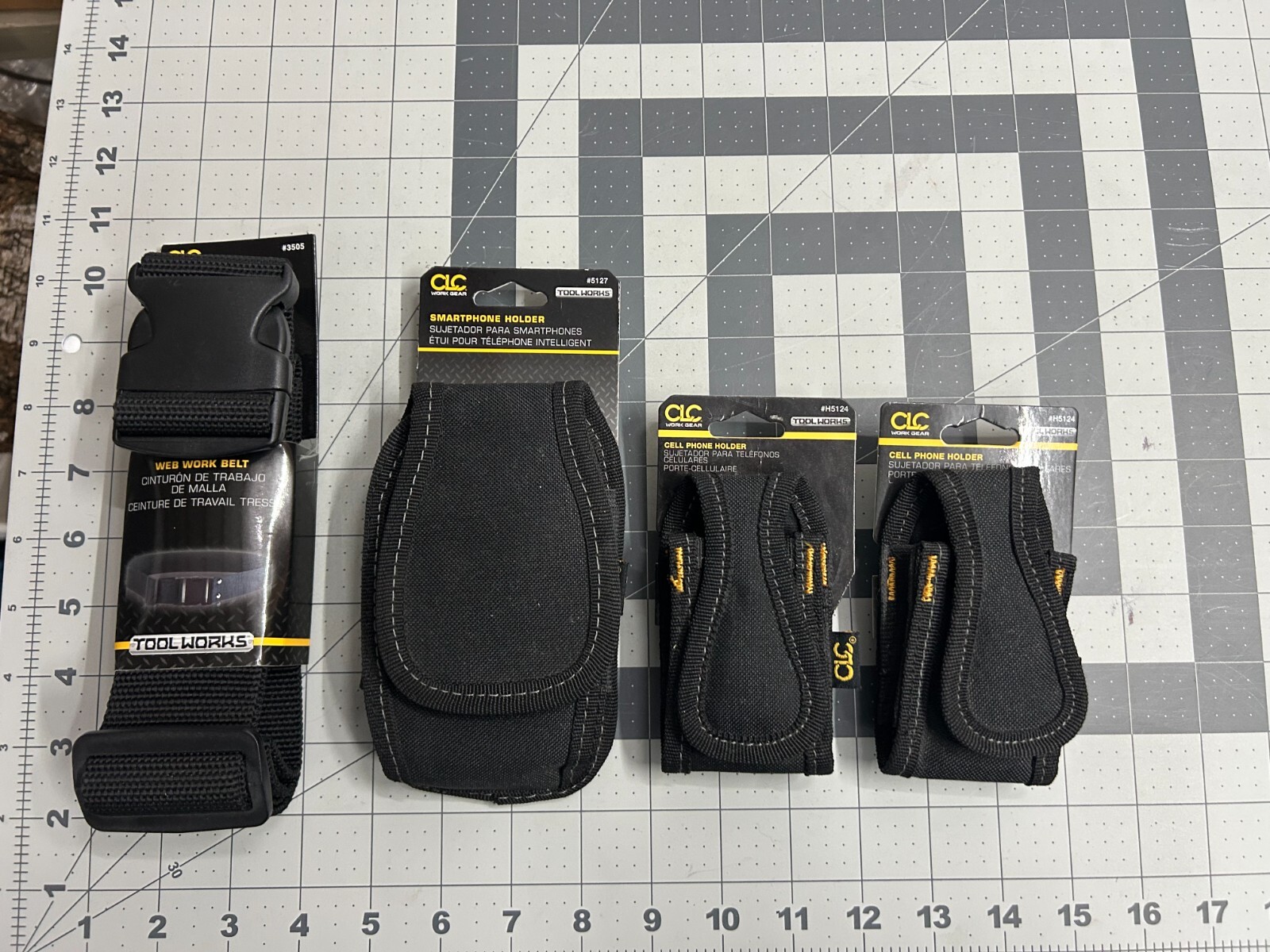 NOS 4-pack lot CLC 1 pocket Cell Phone Holder Work Construction Belt 3505 5127