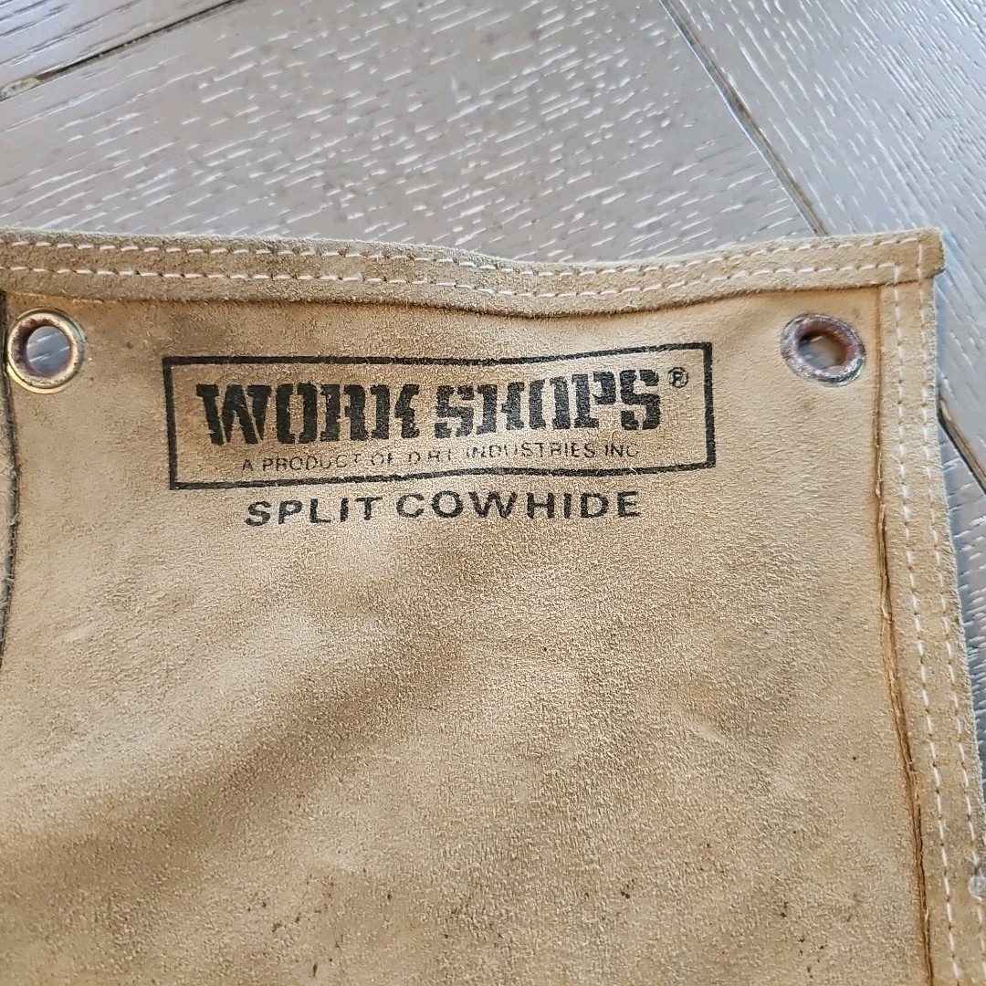 Workshops Split Cowhide Tool Holder Pouch. 7½x12½”