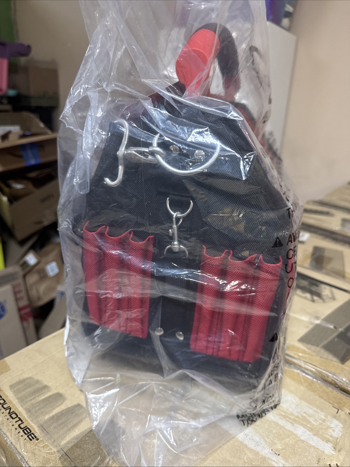 48-22-8315 15″ PACKOUT Storage 31Pockets Tear-Resistant Tool Tote For Milwaukee