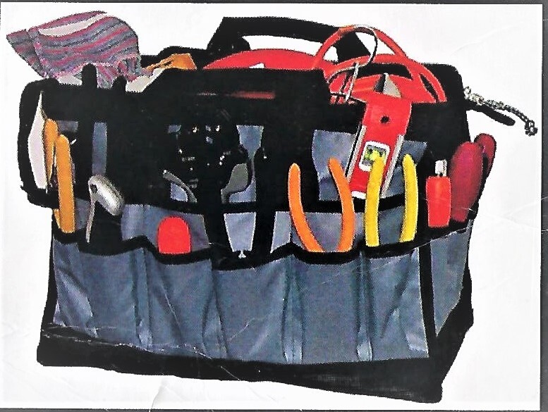 Morris 53502 Easy Search Tool Contractor Bag 25 outside – 12 Inside Pockets
