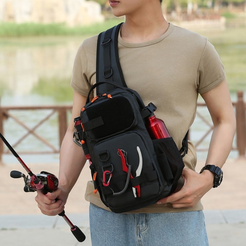 Durable Polyester Tool Storage Pouch Large Compartment Design Side Slot