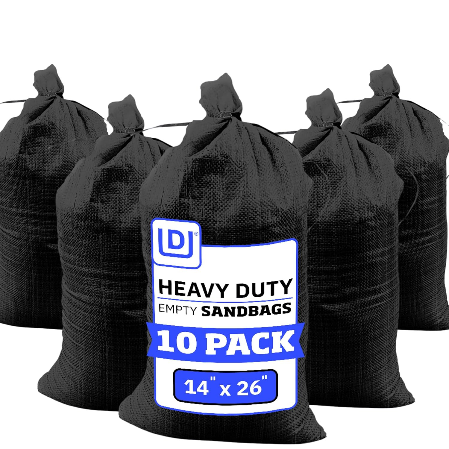Heavy Duty Sand Bags with Tie Strings Empty Woven Polypropylene Sand-Bags for…