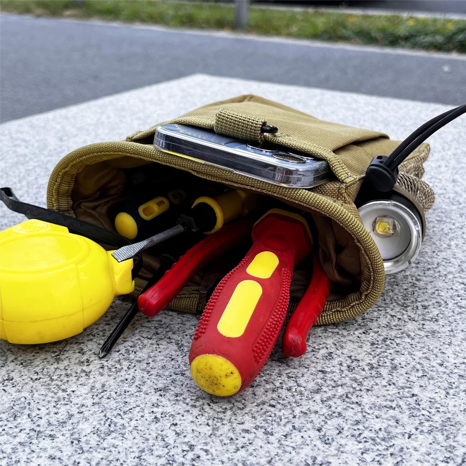 Small Tool Pouch,Utility Tool Bag, Small Toolbox, Screw Driver, Plier Organiz…
