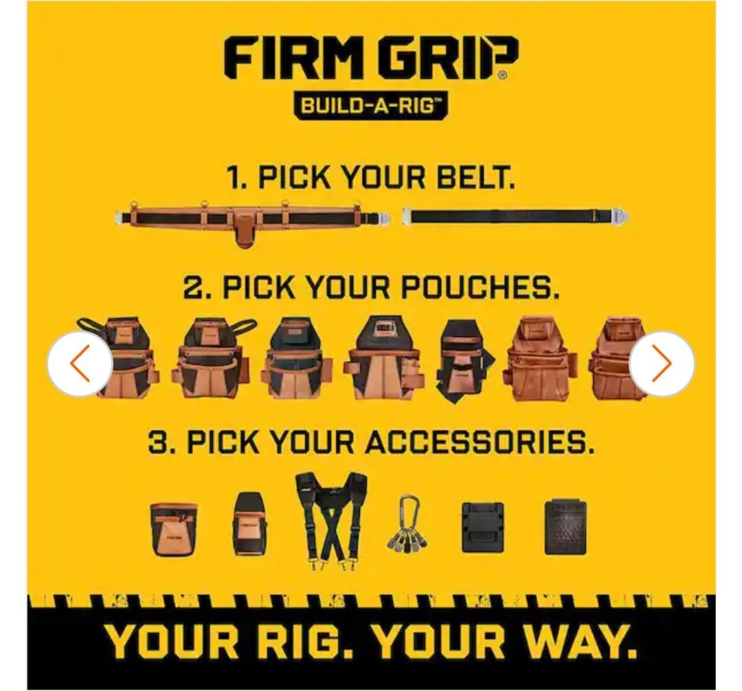 Build-A-Rig Everyday Work Belt Quick-Release Buckle Military-Grade Nylon