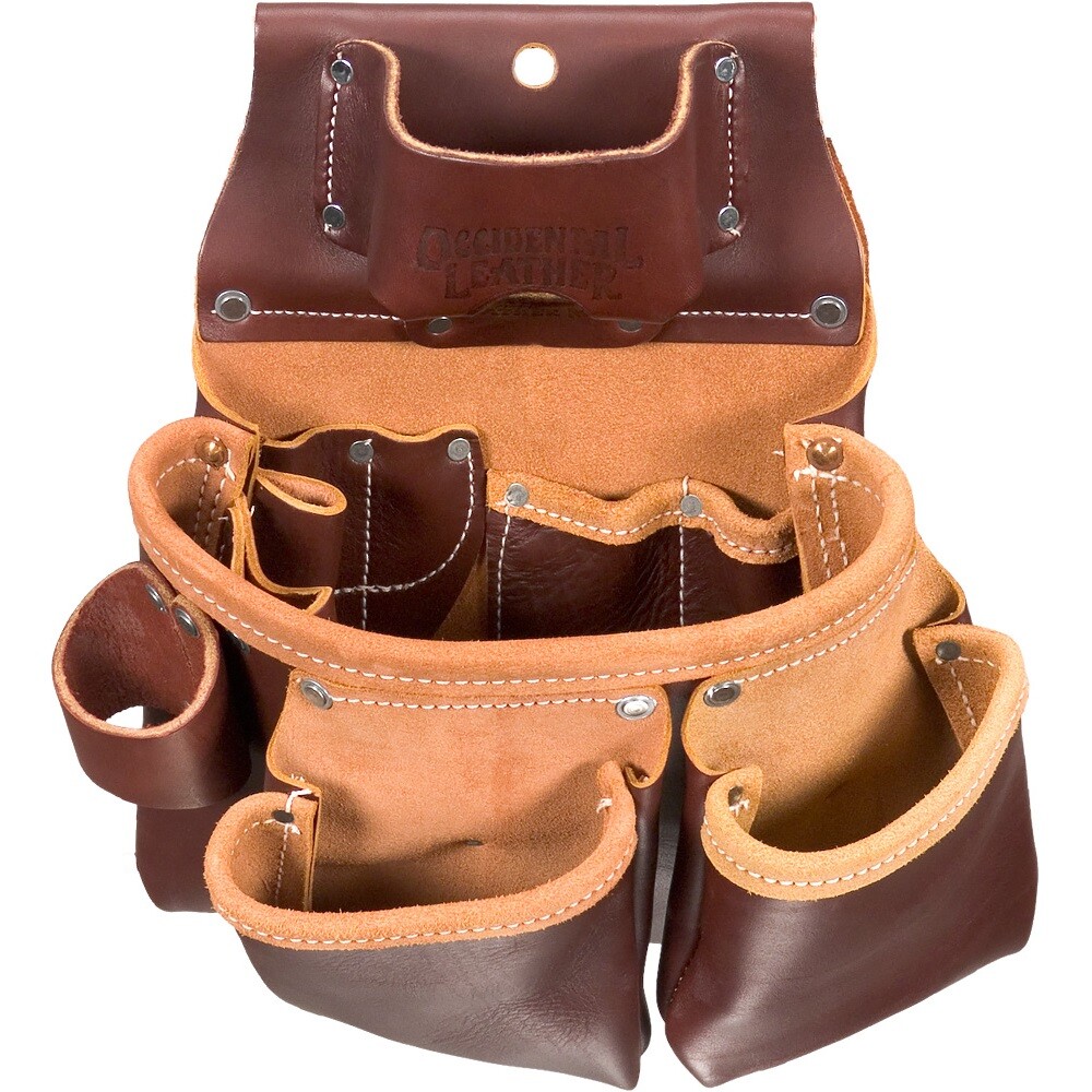Occidental Leather 5018DBLH Left Handed 3 Pouch Tool Bag w/Tape Measure Pouch