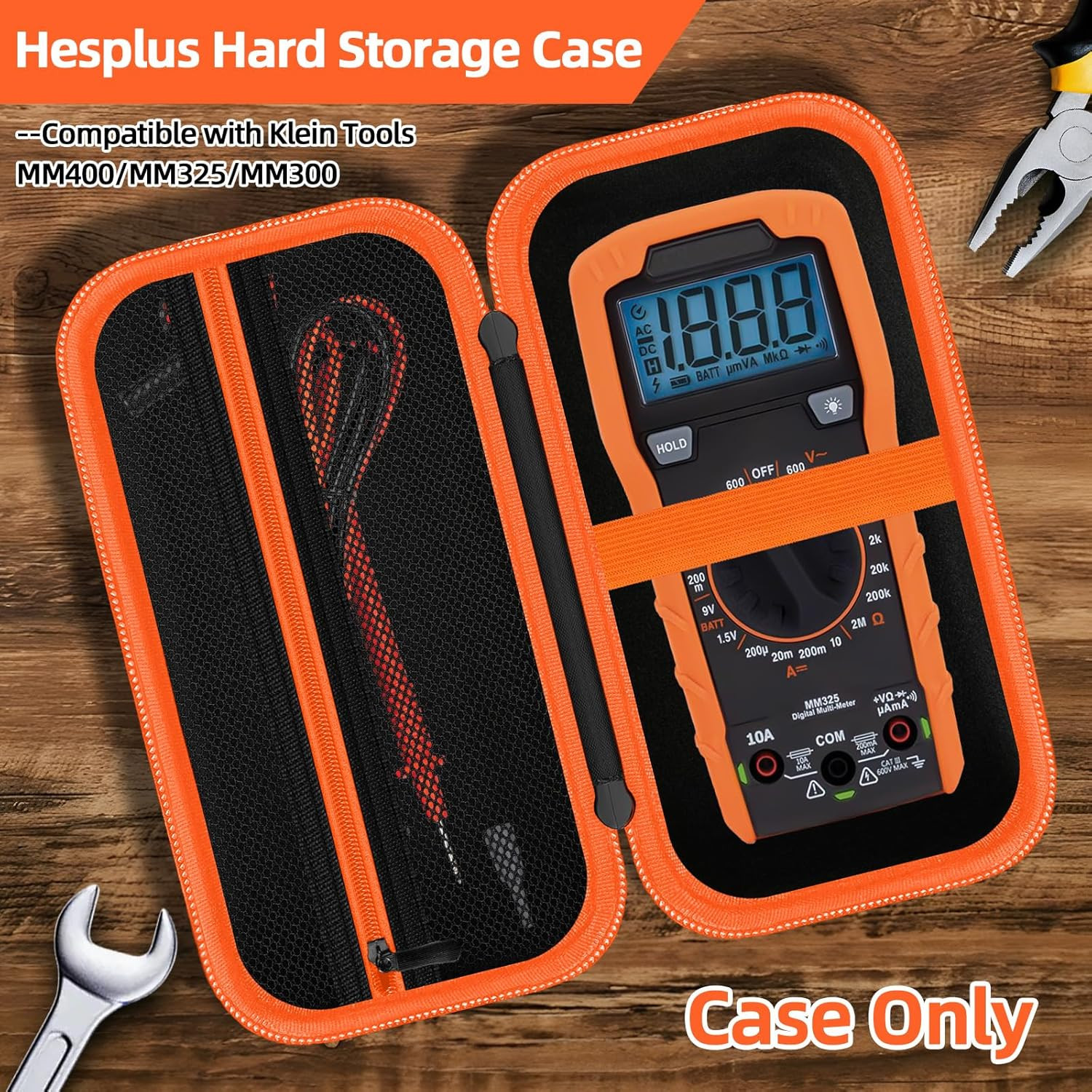 Hard Storage Case for Klein Tools MM400 / MM420 / MM325 / MM300 Digital Multimet