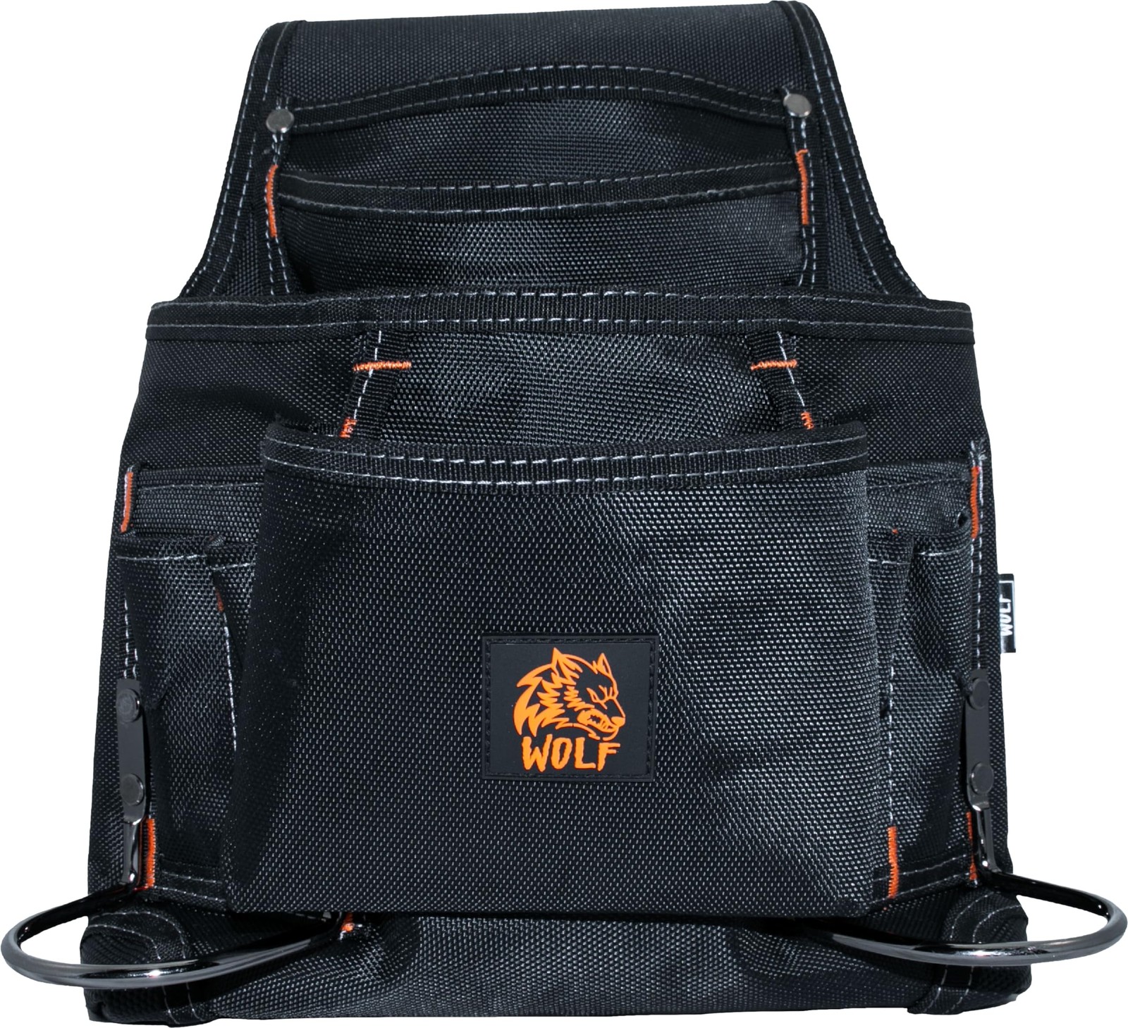 Carpenters Heavy Duty Ballistic 10Pocket Nail Tool Bag Handyman Contractor