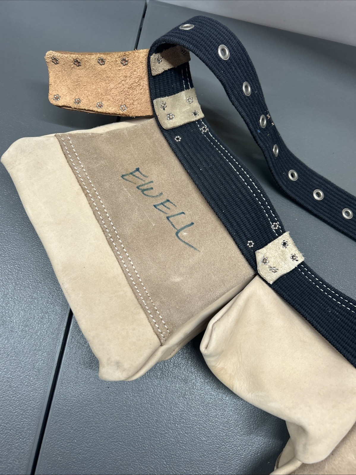 CLC Custom Leather Craft #175274 Suede Adjustable Tool Belt Made In USA