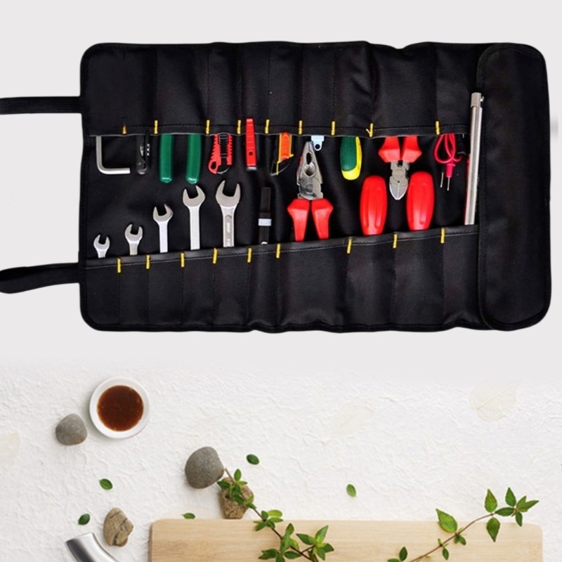 Portable Compact Tool Roll For Easy Carry And Organization Of Household Tool