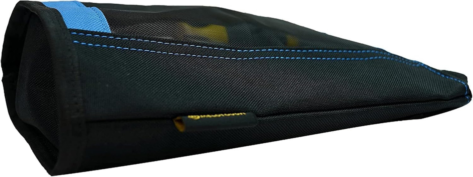 Utility Canvas Zipper Tool Bag Fastener Bag Heavy Duty Mesh Window, Hanging Grom