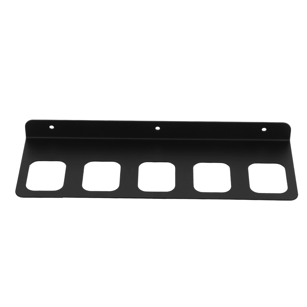 Heavy Duty Black Iron Wall Mounted Tool Organizer for Home Garage Storage Rack
