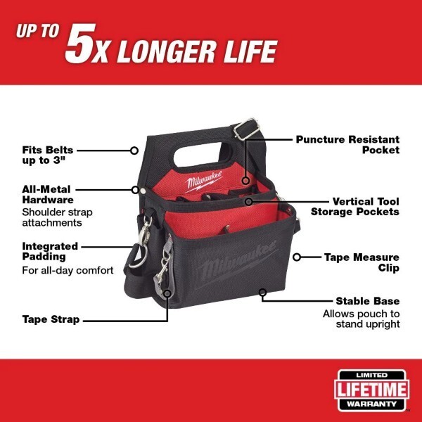 Milwaukee CANADA Electricians Work Pouch