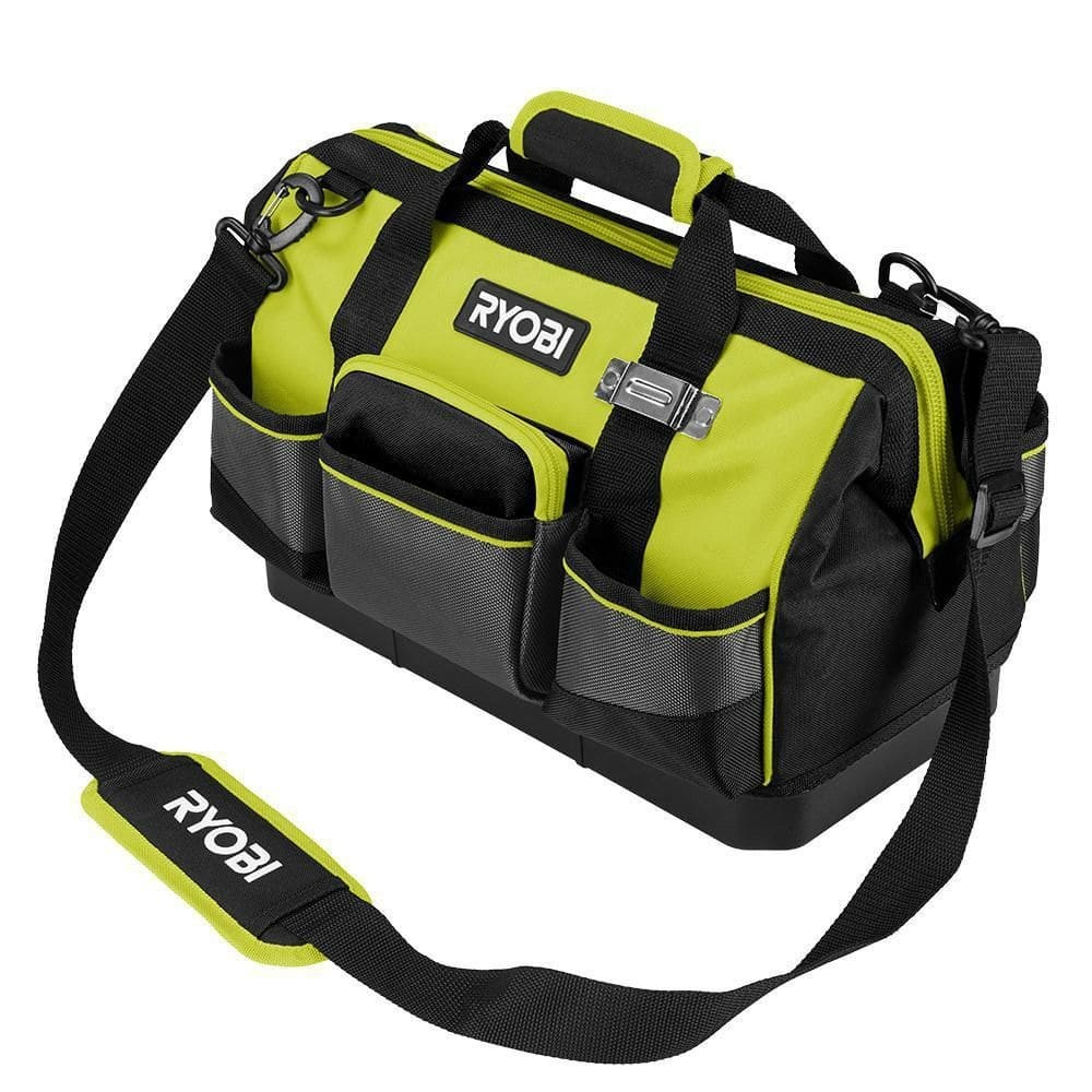 16 In. Tool Bag Heavy Duty Carrying Tote Organizer with Pockets