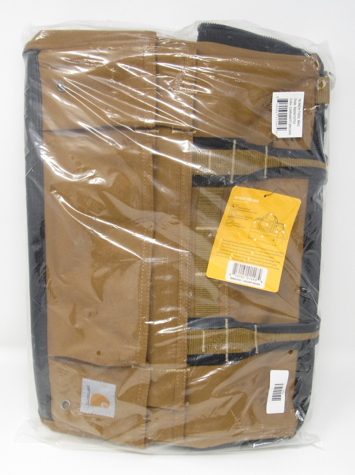 Carhartt Tool Bag Legacy Series 16 Inch Size Carhartt Brown Color Mod 8926010702