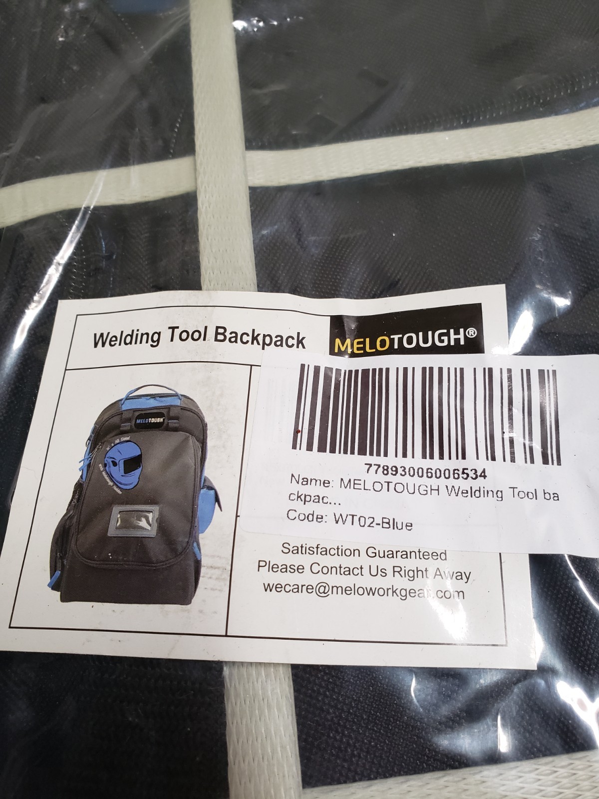 Melotough – Welding Tool Backpack – Black/Blue