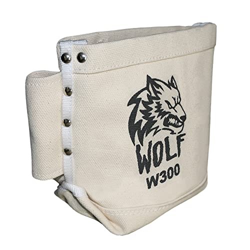 Wolf Canvas Tool Pouch Tunnel Belt Loop Bull Pin Tote