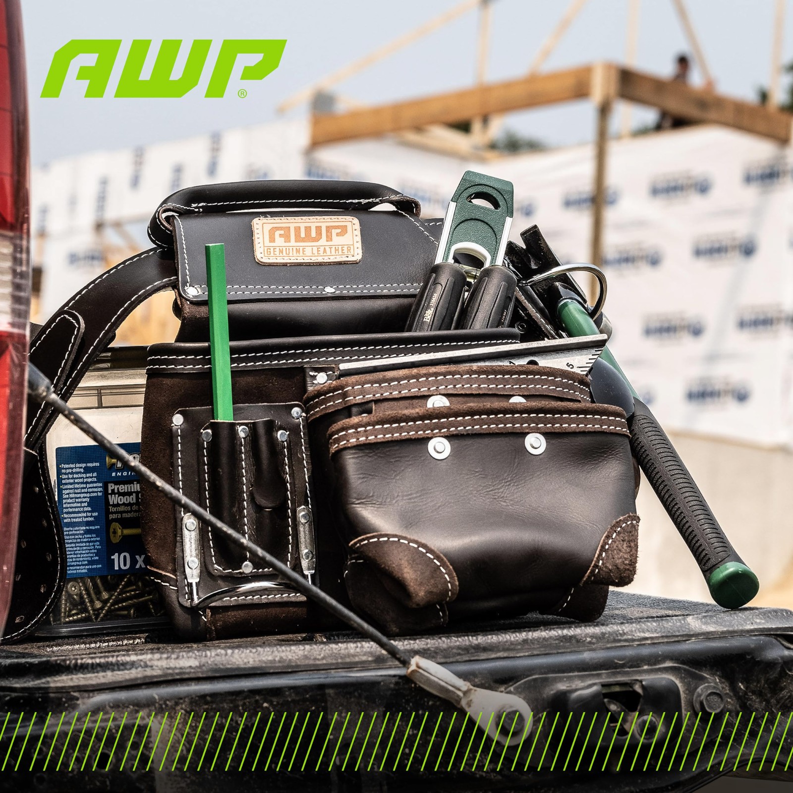 AWP TrapJaw Oil-Tan Leather Tool Rig (L-903-1) , Brown