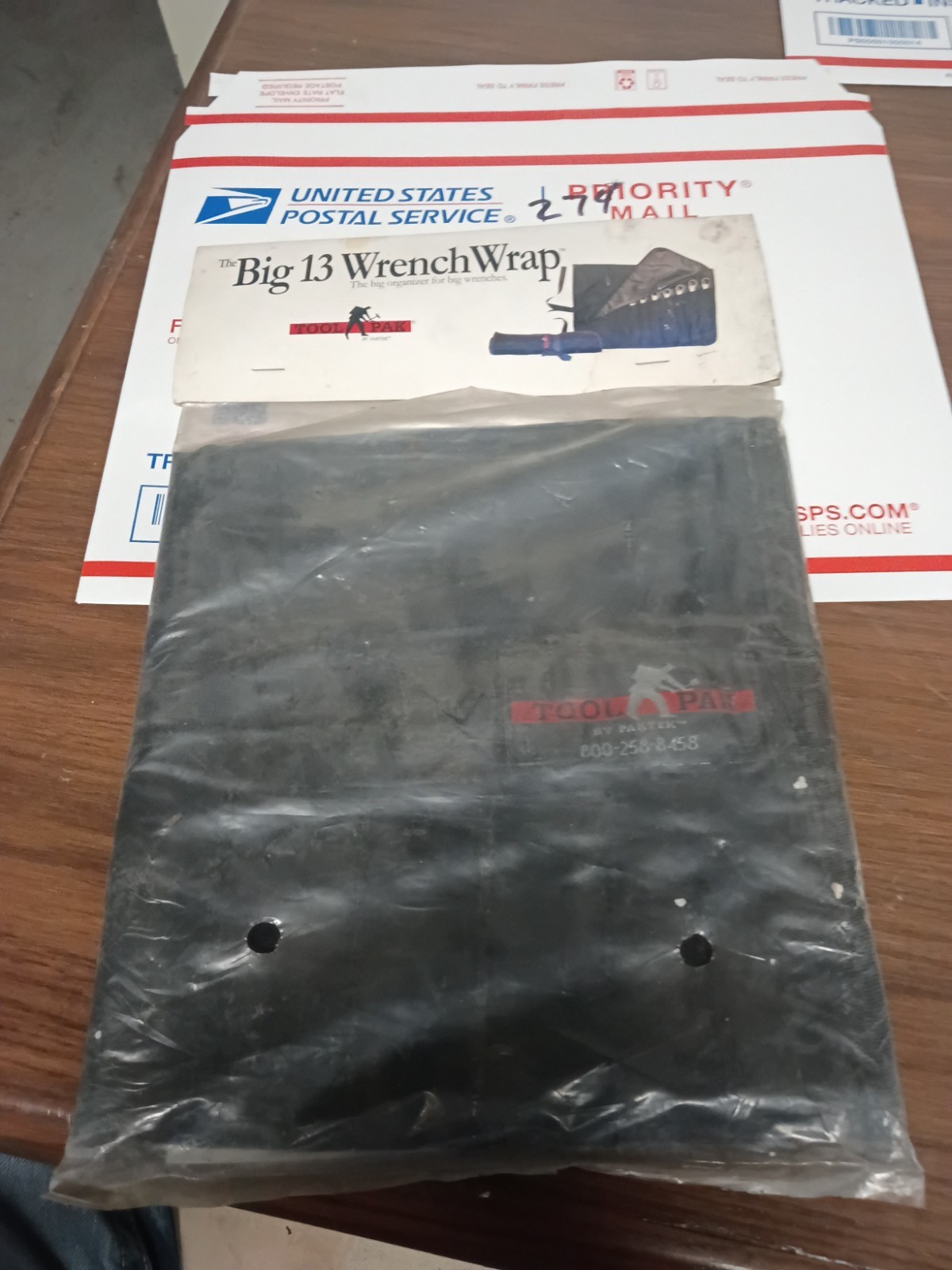 13 Pocket Wrench Wrap ToolPak by Paktek Large Wrench holder NSN#5140-01-354-3516