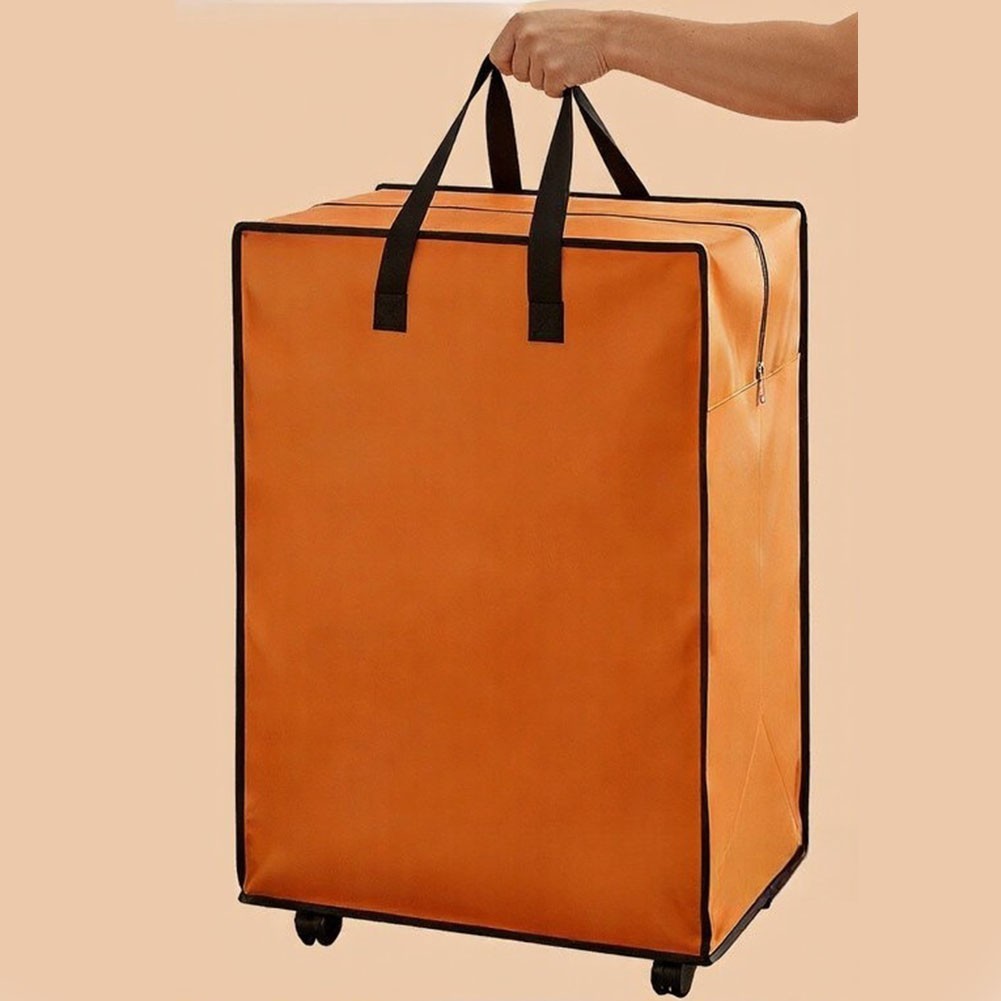 Waterproof PE Moving Bag Wheeled Design 42 33 65 cm Oversized Capacity