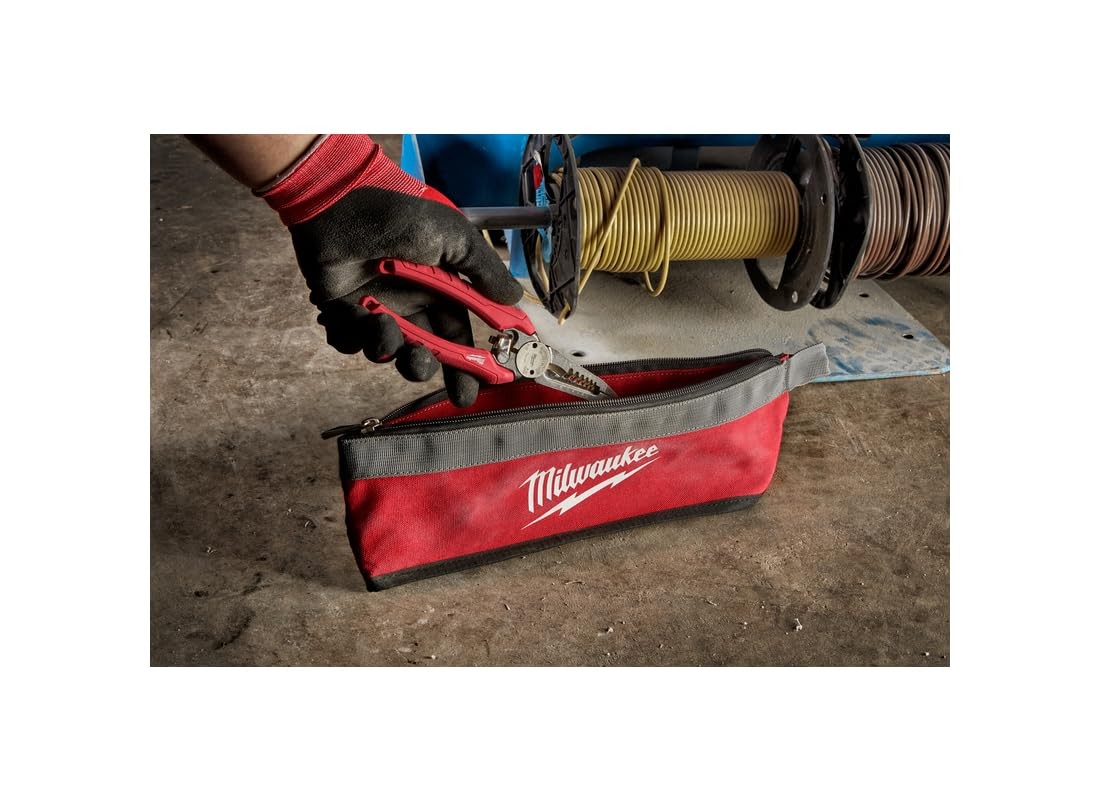 Milwaukee Electric – 3 PC Multi-Size Zipper Pouches Red