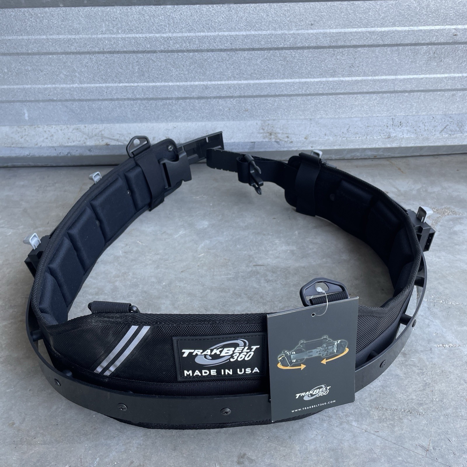 NEW Trakbelt 360 Utility Belt – Tools, Cameras, Rotating Belt Size LARGE 44”-50”