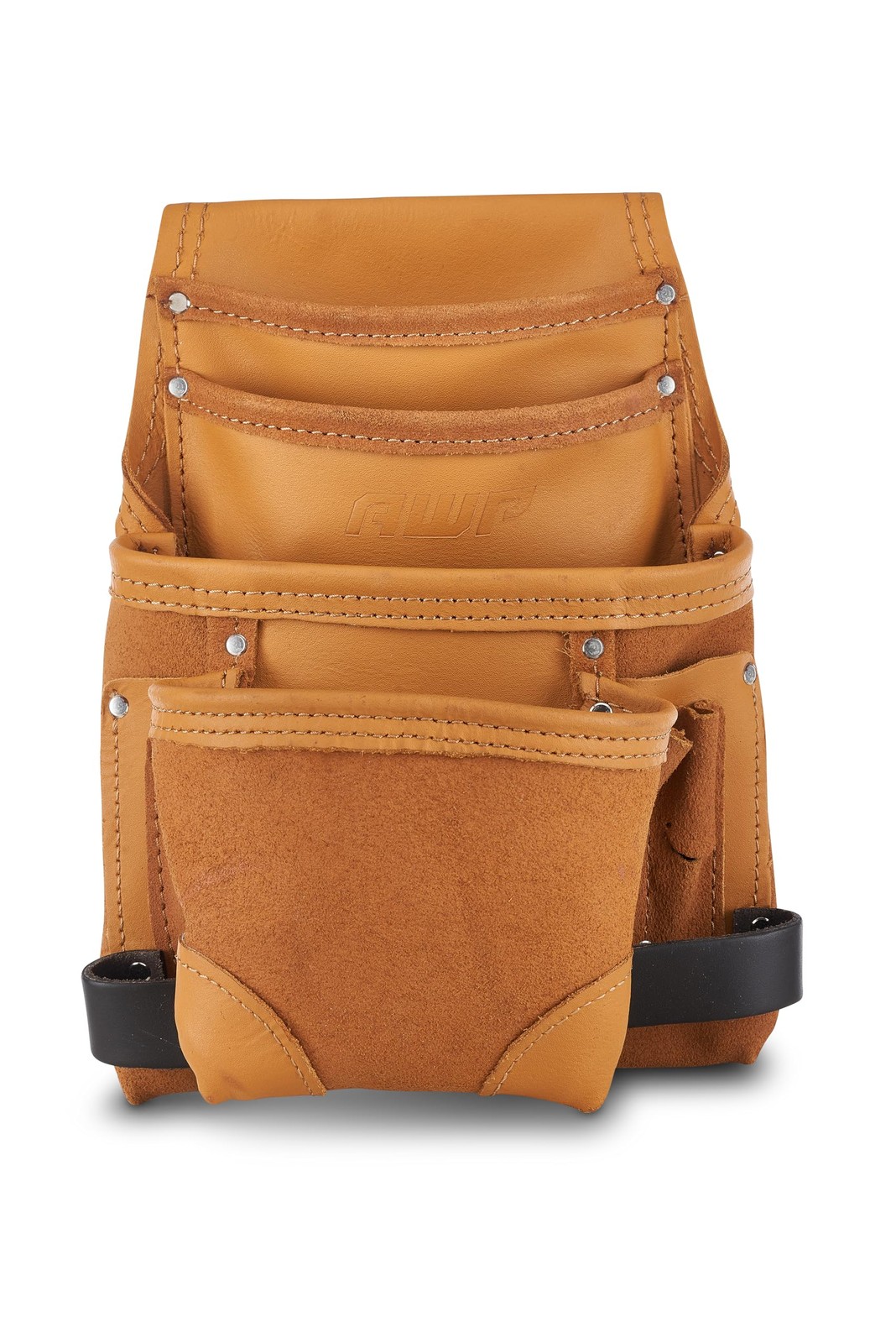 AWP Classic 10-Pocket Leather Tool Pouch | Grain Leather General Construction To