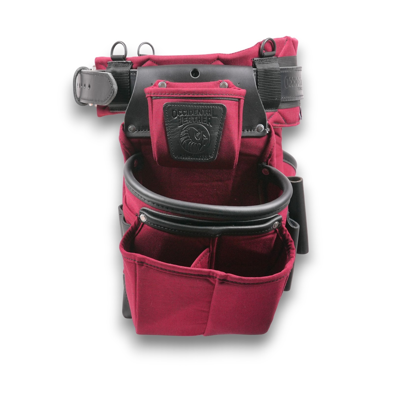 Occidental Leather 8286R ProFormance OxyLights Belt & Bags USA Made RED