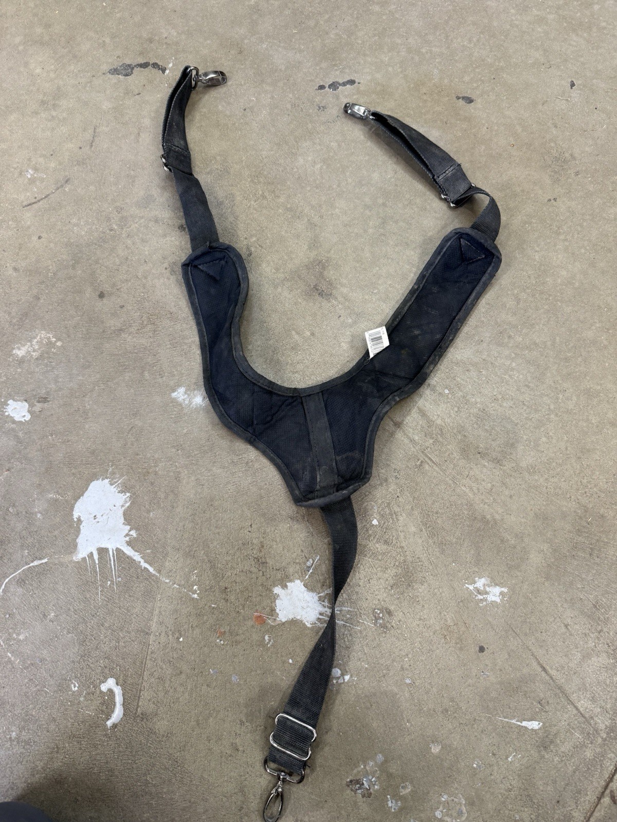 AWP Adjustable Tool Belt Suspenders & Suspension Rig Fabric Black 1 Item
