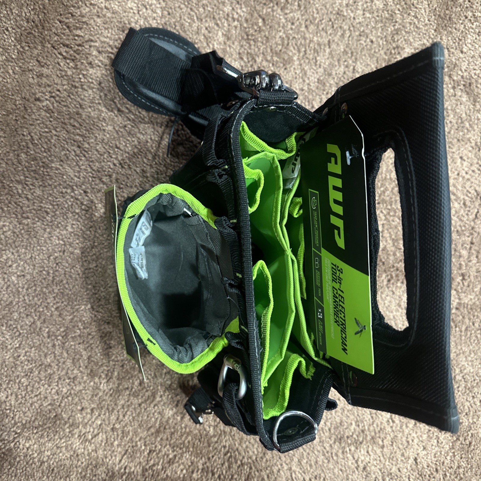 TrapJaw 3-in-1 Electrician Tool Pouch with Spring-Loaded Technology, Designed…