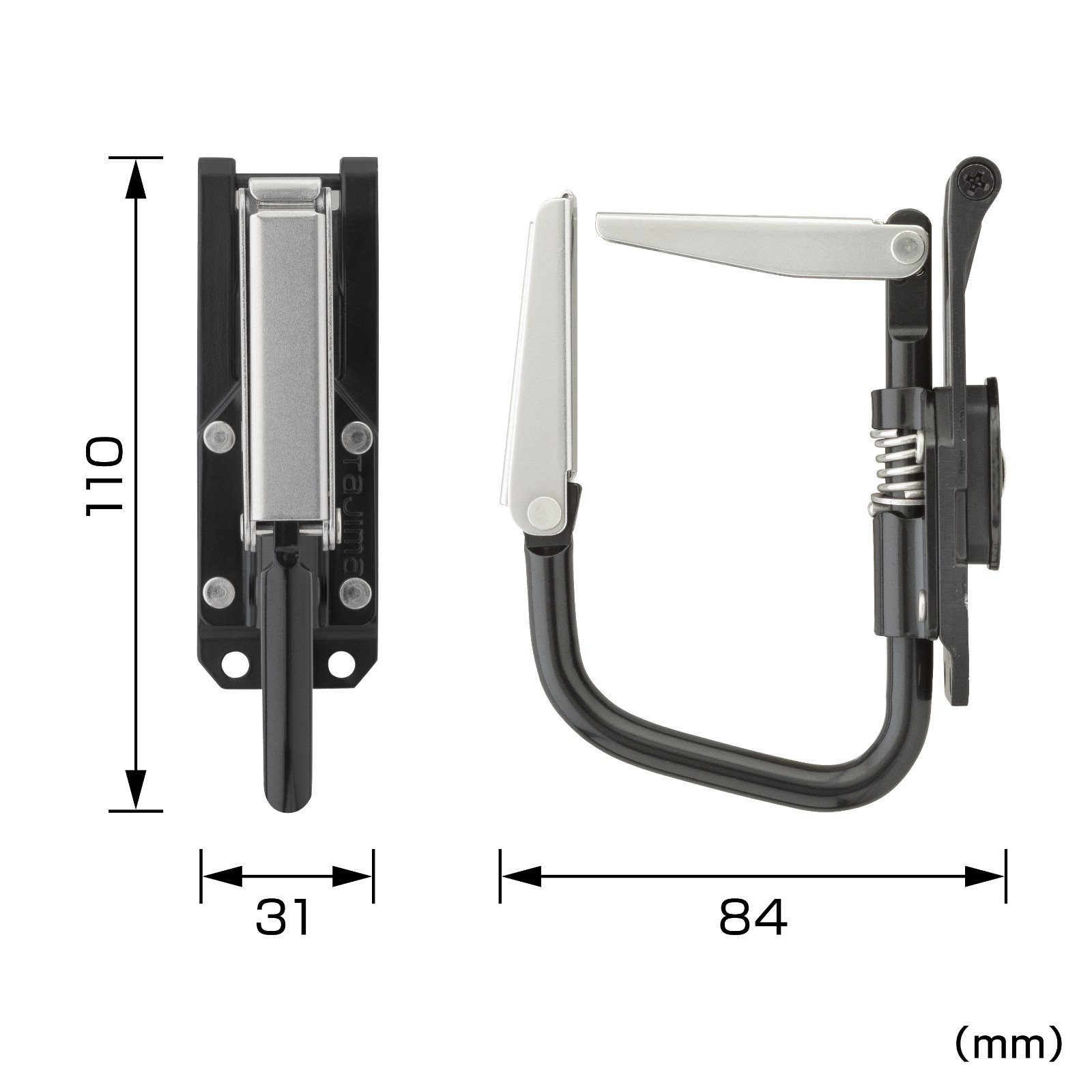TAJIMA Waist Tool Tape Holder for Safety Holder Steel SFKHI-TPF CHINA