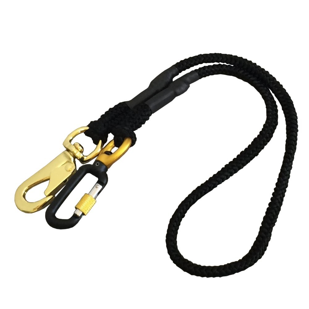 Fujiya FSC-5BK-SR Safety Tool Lanyard Lockable Carabiner 5kg 11lb Black Japan