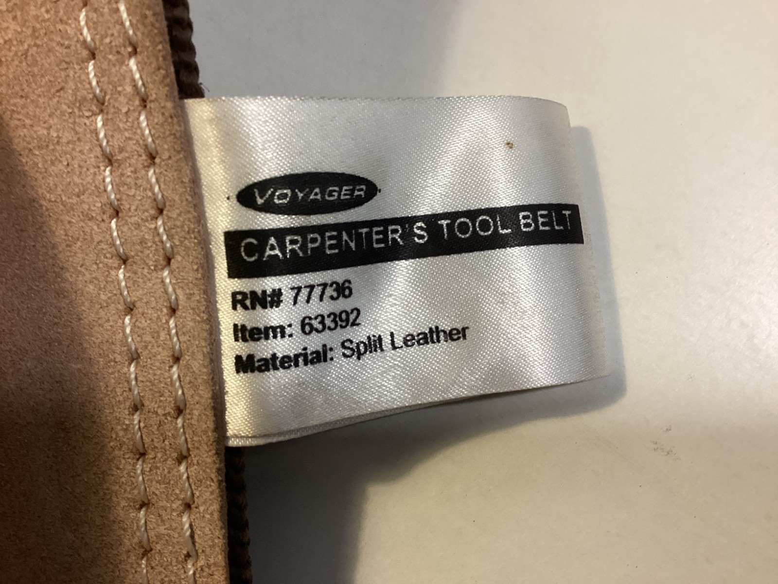 Voyager 10 Pocket Carpenter’s Tool Belt Split Leather Side-Release Buckle