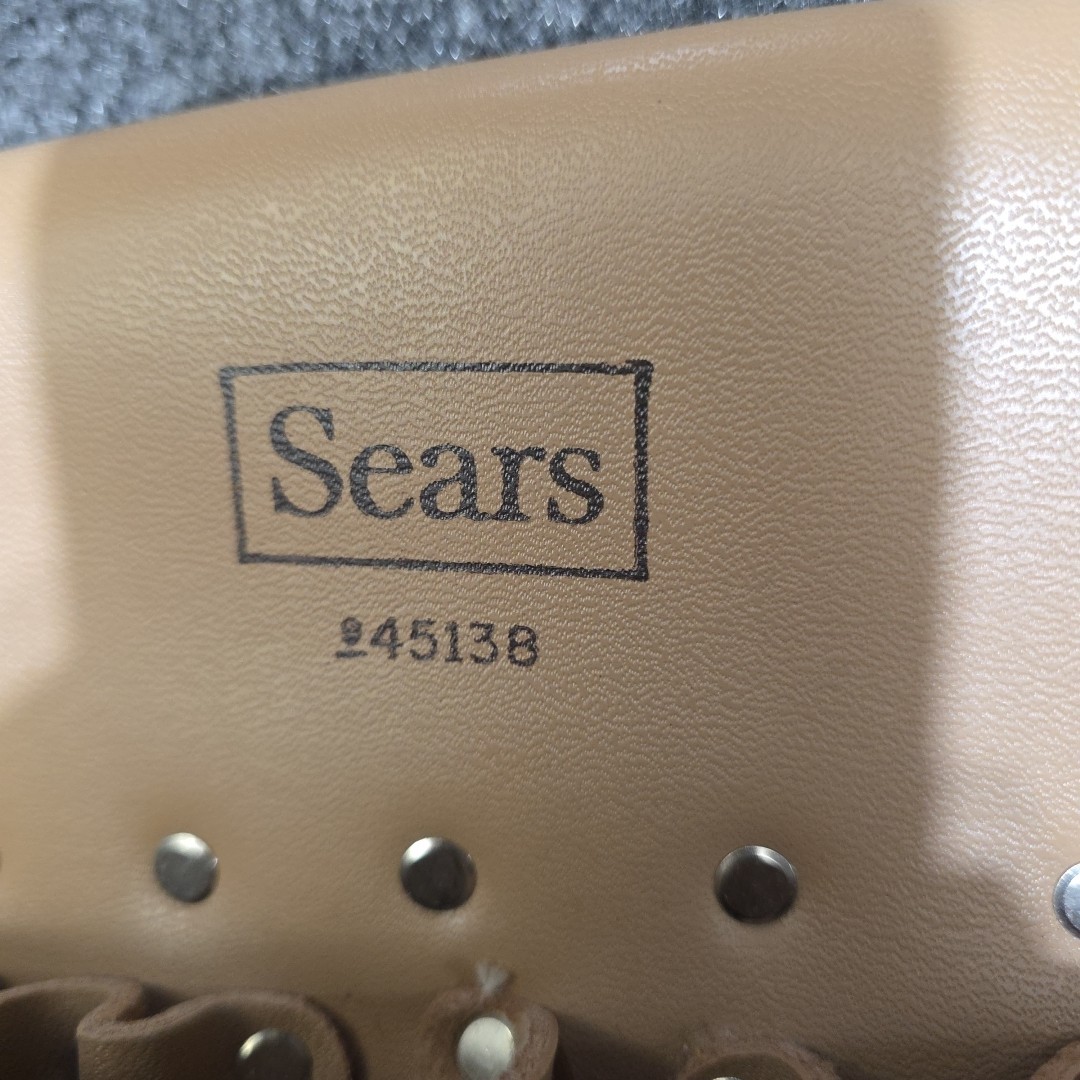 Sears 945138 USA Electrician’s Construction Eork Tool Pouch For Belt Vintage NOS