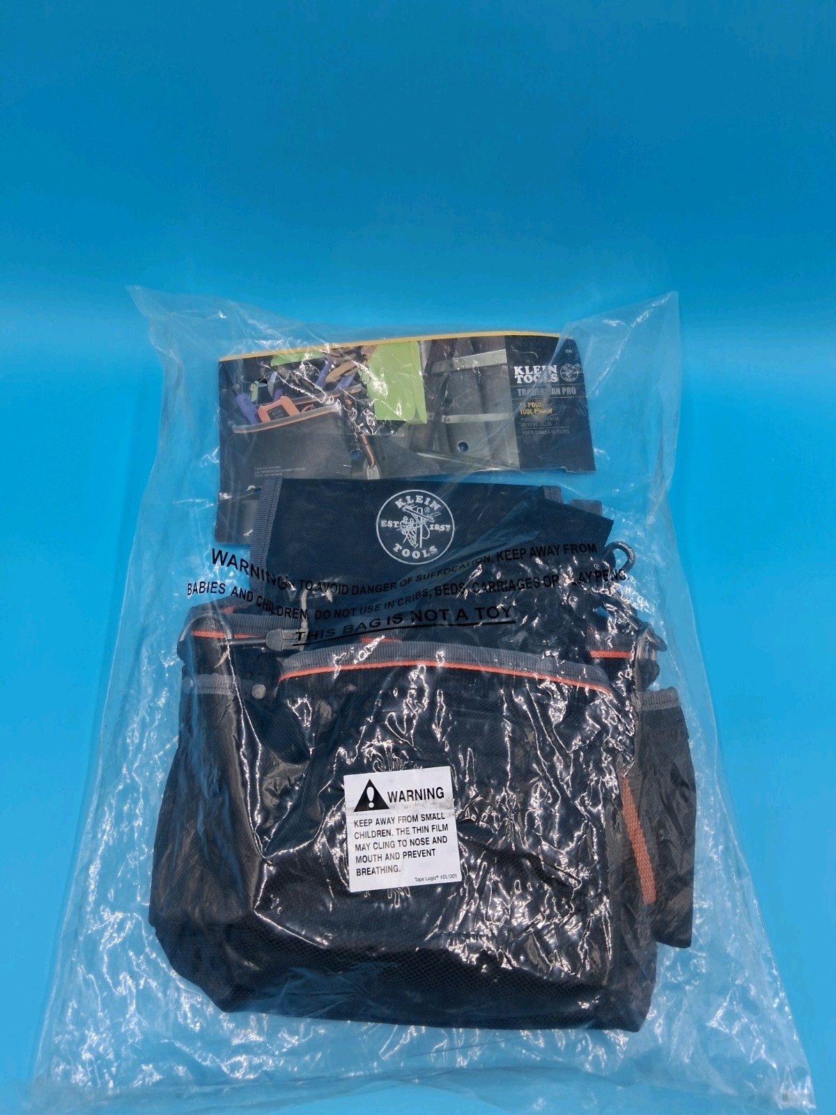 Klein Tools 5243 Tradesman Pro™ Tool Pouch, 15 Pockets in original bag!
