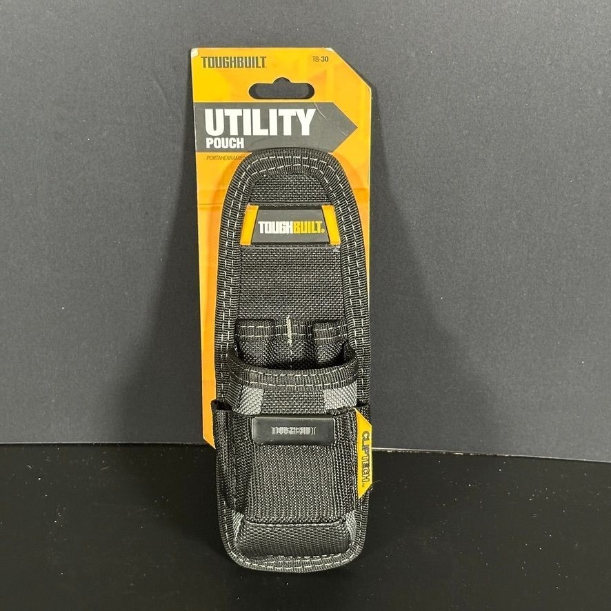 TOUGHBUILT Utility Knife Pocket Pouch w Slip-On Belt Clip TB-30