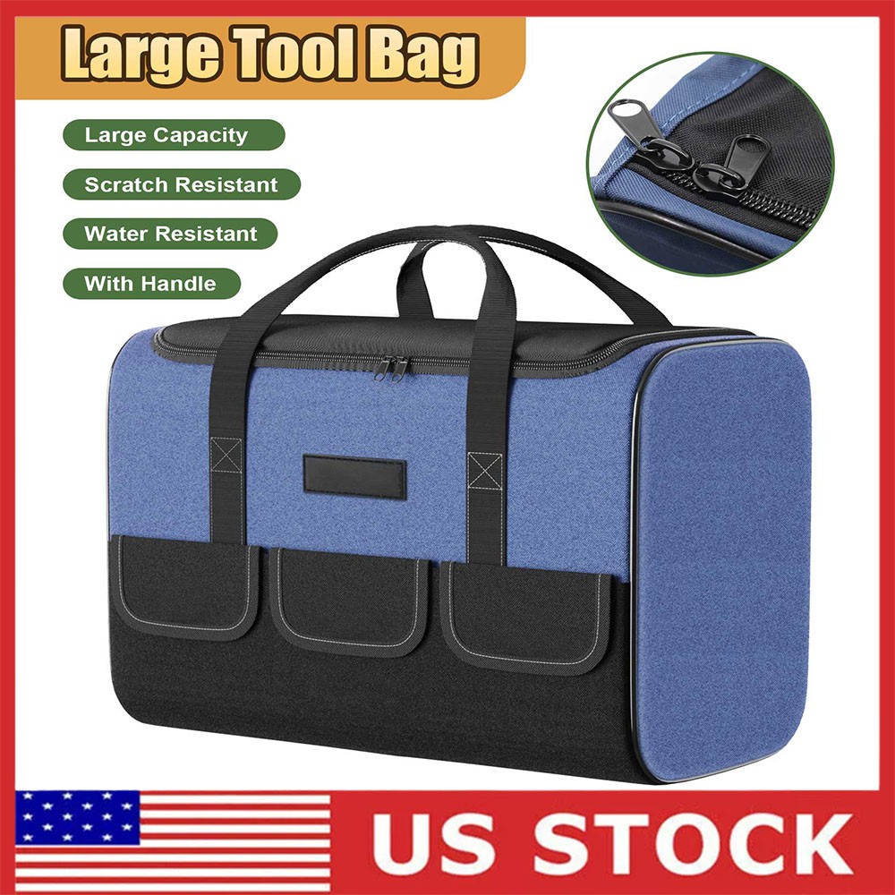 Multifunctional Tool Bag Heavy Duty Large Capacity Portable Storage Bag Outdoor