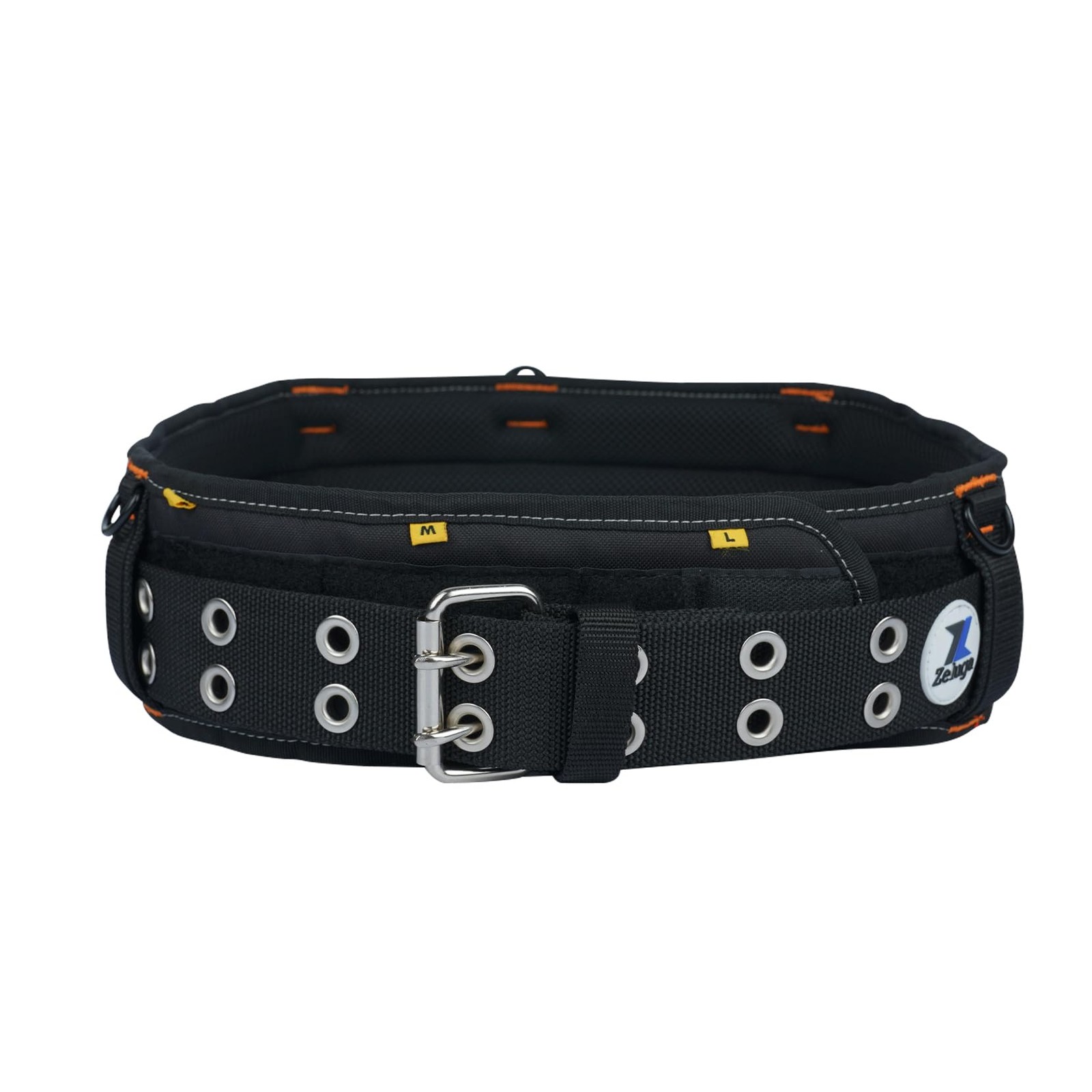 20-222 Heavy Duty Polyester Tool Rig Padded Belt, Black