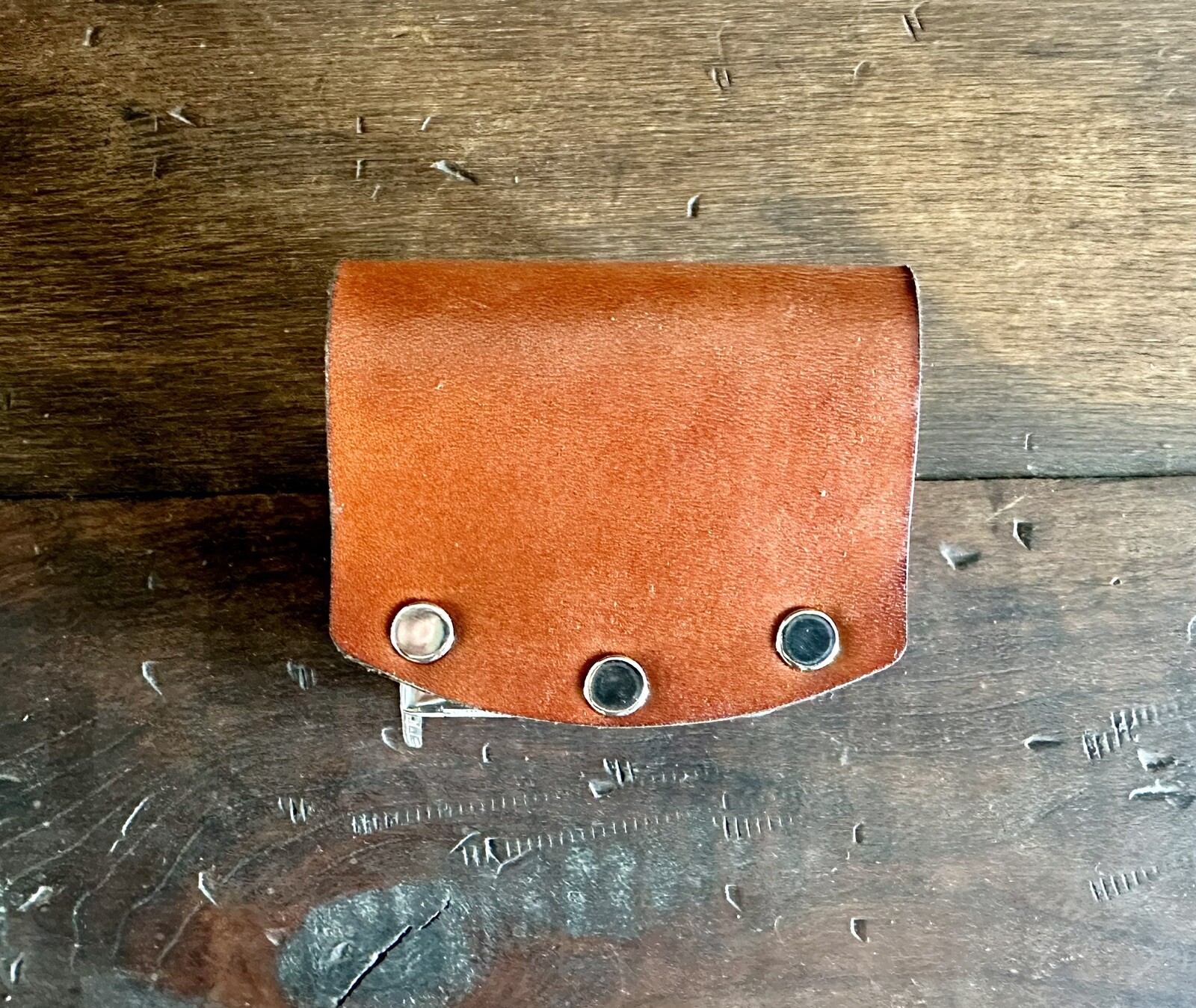 Leather Tape Measure Holder Low Profile
