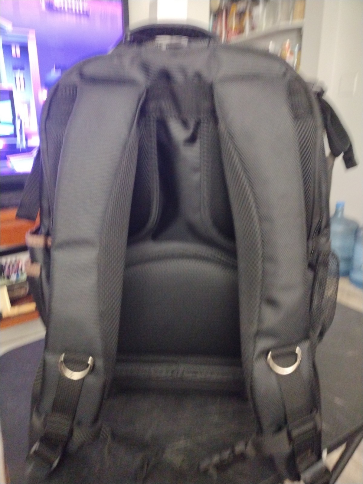 DFMINZU 1680D Heavy Duty Tool Backpack, Molded Base, Laptop Compartment, Etc.