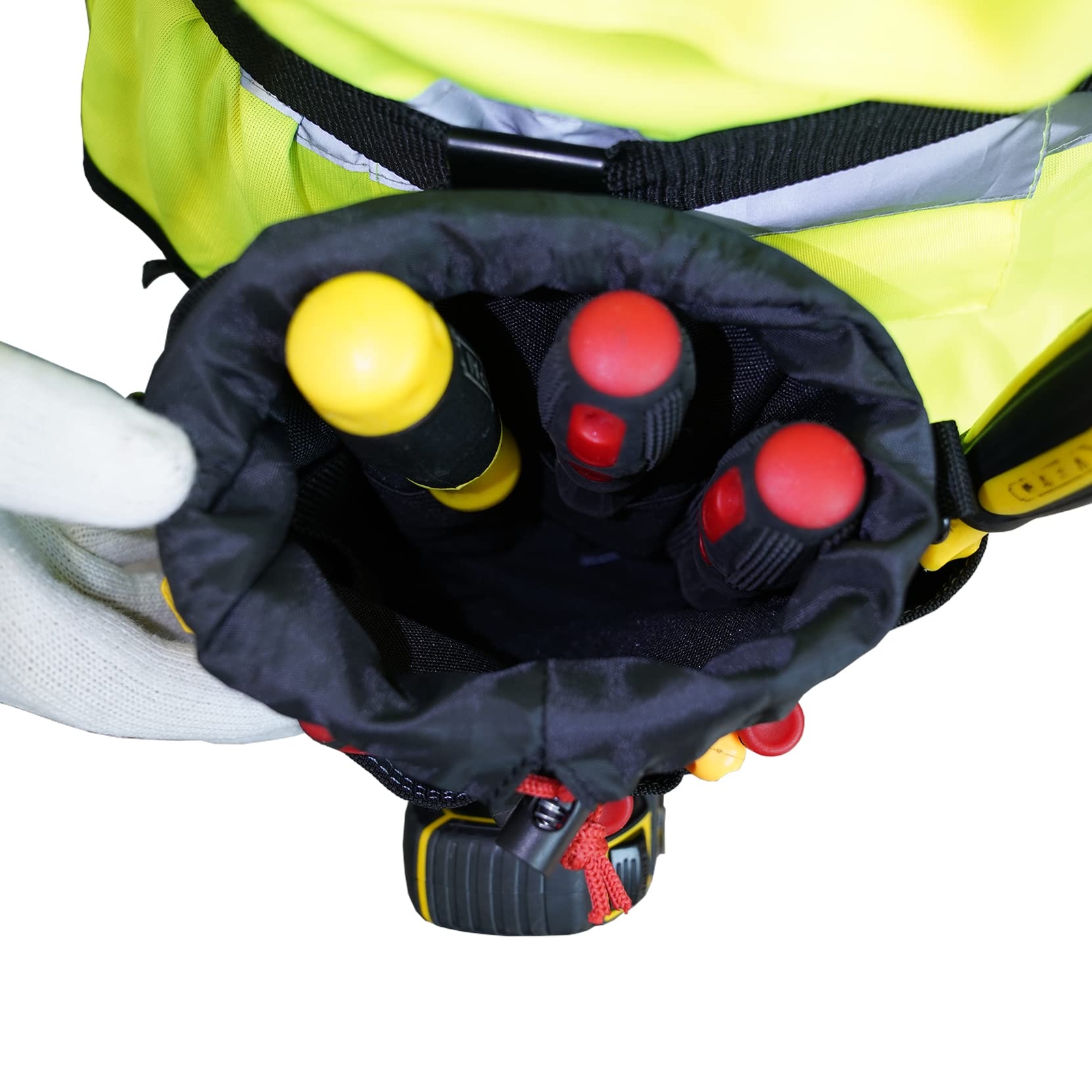 Small Tool Pouch Utility Tool Belt Pouchescompact Top Drawstring Closure Electri