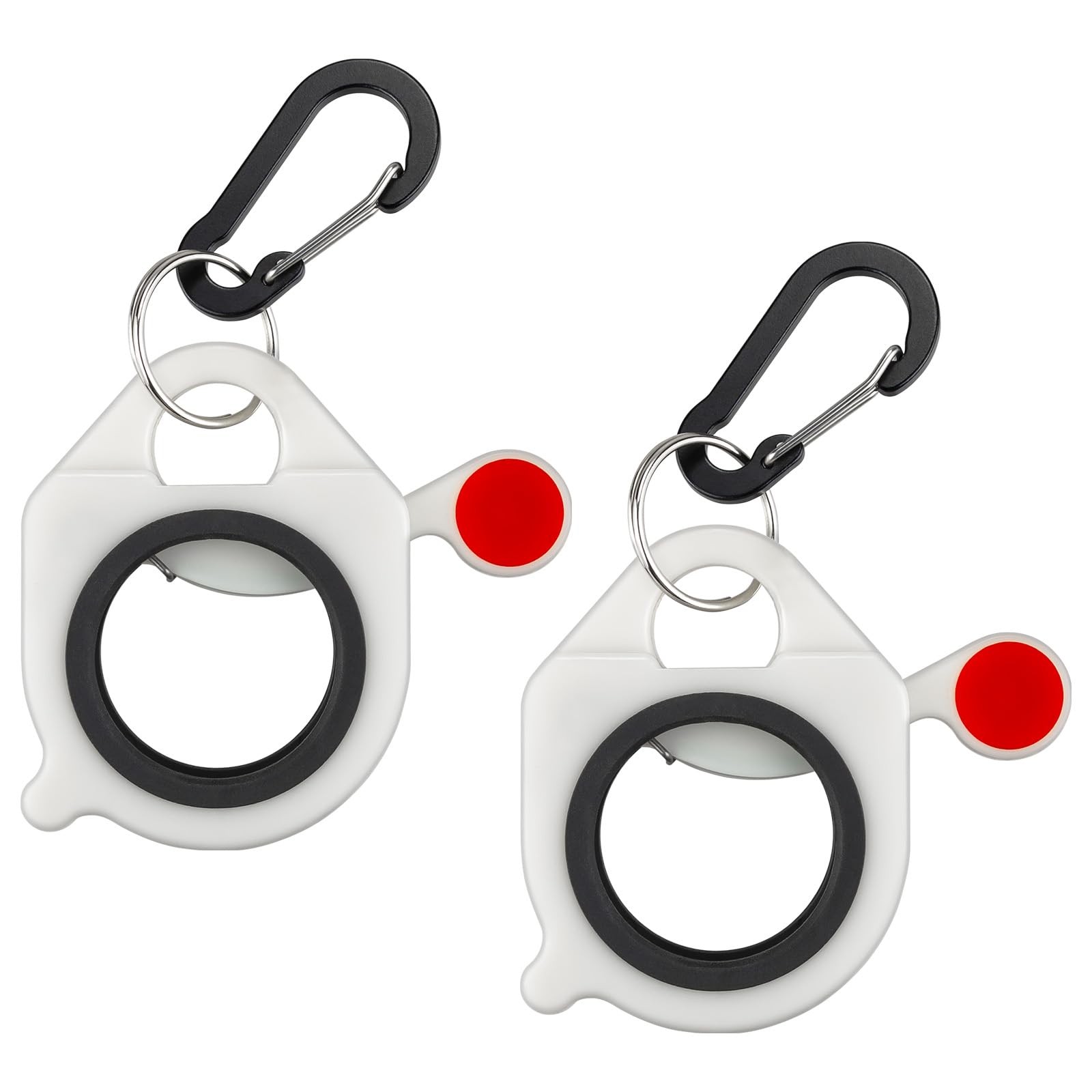 LYNCSEDAR Zip Tie Holder, 2-Pack White Cable Holder 2-Pack,
