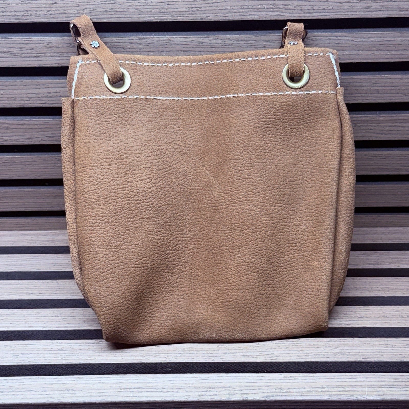 Klein Tools 5146 Tool Bag, Leather Tool Pouch Adjustable Belt Straps Made USA.