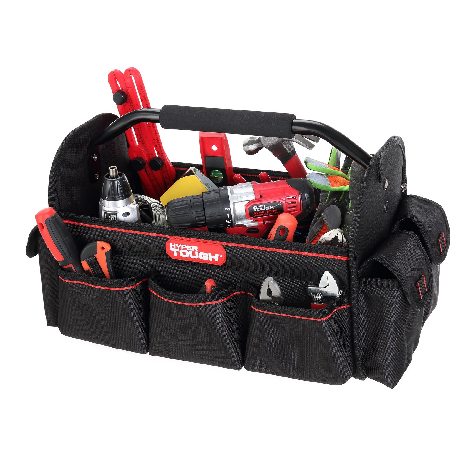 Hyper Tough 16-inch Open Top Tool Tote